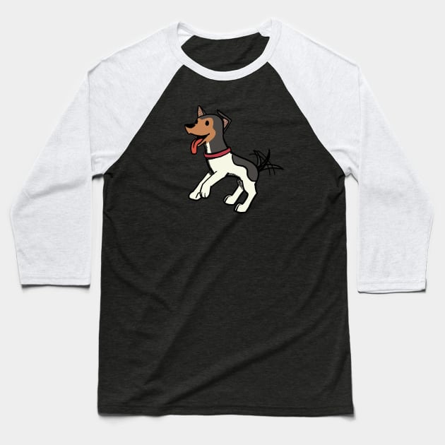 Dancing dog. Baseball T-Shirt by Hey Buddy Comics